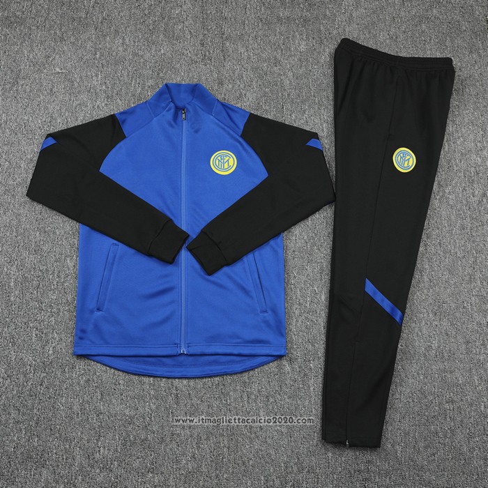 Tuta da Track Giacca Inter 2020 2021 Blu e Nero